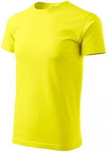 Pánske tričko jednoduché, citrónová, XS