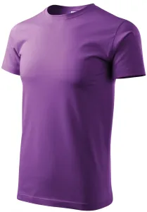 Pánske tričko jednoduché, fialová, 2XL
