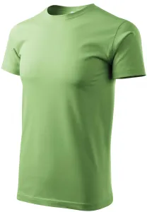 Pánske tričko jednoduché, hráškovo zelená, L