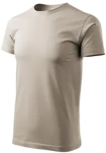 Pánske tričko jednoduché, ľadovo sivá, M
