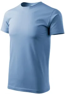 Pánske tričko jednoduché, nebeská modrá, XS