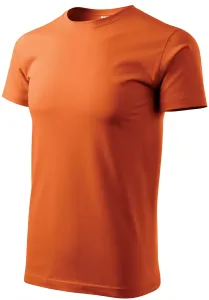 Pánske tričko jednoduché, oranžová, 3XL