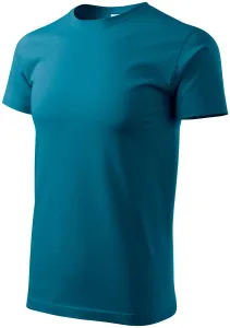 Pánske tričko jednoduché, petrol blue, XS