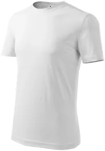 Pánske tričko klasické, biela, S