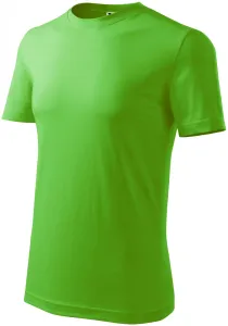 Pánske tričko klasické, jablkovo zelená, S