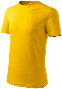 Pánske tričko klasické, žltá, S