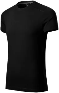 Pánske tričko ozdobené, čierna, 2XL