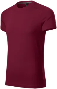 Pánske tričko ozdobené, granátová, XL