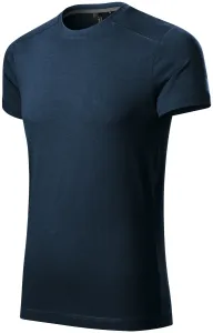 Pánske tričko ozdobené, tmavomodrá, 2XL