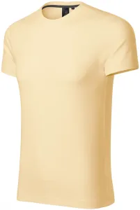 Pánske tričko ozdobené, vanilková, M