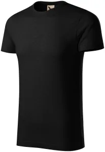 Pánske tričko, štruktúrovaná organická bavlna, čierna, XL #4616769