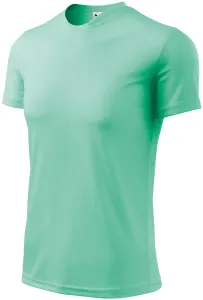 Tričko s asymetrickým priekrčníkom, mätová, XL