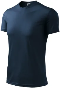 Tričko s asymetrickým priekrčníkom, tmavomodrá, XL