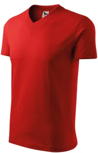 Tričko s krátkym rukávom, stredne hrubé, červená, XL
