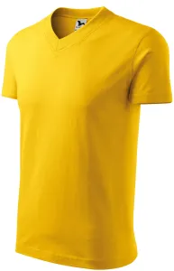 Tričko s krátkym rukávom, stredne hrubé, žltá, S #4612234