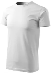 Tričko vyššej gramáže unisex, biela, XS