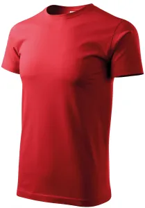 Tričko vyššej gramáže unisex, červená, XS