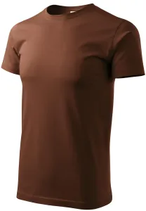 Tričko vyššej gramáže unisex, čokoládová, XL