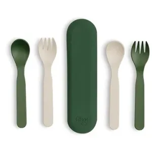 Citron Eco Cutlery Set príbor Green/ Cream 6m+ 5 ks