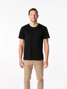 CityZen® Pánske tričko AGEN s vreckom čierne Veľkosť: XL