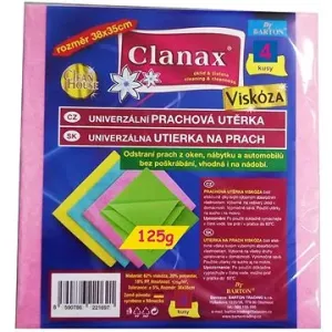 CLANAX viskózna utierka 125 g, 35 × 38 cm, 4 ks