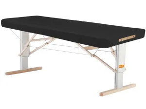 Prenosný elektrický masážny stôl Clap Tzu Linea Ayurveda Farba: PU - čierna (black), Doplnky: sieťové napájanie