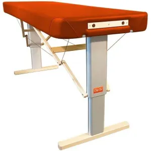 Prenosný elektrický masážny stôl Clap Tzu Linea Wellness Farba: PU - azúrová (azure), Rozmery: 192x80cm, Doplnky: sieťové napájanie
