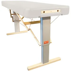 Prenosný elektrický masážny stôl Clap Tzu Linea Wellness Farba: PU - biela (white), Rozmery: 192x75cm, Doplnky: akumulátorové napájanie