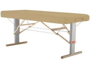 Prenosný elektrický masážny stôl Clap Tzu Linea Physio Farba: PU - béžová (dune), Rozmery: 192x75cm, Doplnky: akumulátorové napájanie