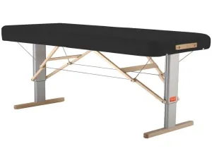 Prenosný elektrický masážny stôl Clap Tzu Linea Physio Farba: PU - čierna (black), Rozmery: 192x75cm, Doplnky: akumulátorové napájanie