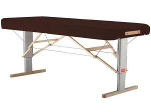 Prenosný elektrický masážny stôl Clap Tzu Linea Physio Farba: PU - čokoládová (chocolate), Rozmery: 192x75cm, Doplnky: sieťové napájanie