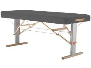 Prenosný elektrický masážny stôl Clap Tzu Linea Physio Farba: PU - grafitová (graphite), Rozmery: 192x75cm, Doplnky: akumulátorové napájanie