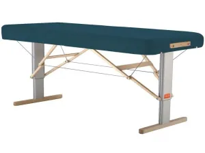 Prenosný elektrický masážny stôl Clap Tzu Linea Physio Farba: PU - modrá (saphir), Rozmery: 192x65cm, Doplnky: akumulátorové napájanie