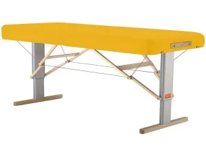 Prenosný elektrický masážny stôl Clap Tzu Linea Physio Farba: PU - žltá (sun), Rozmery: 192x65cm, Doplnky: akumulátorové napájanie
