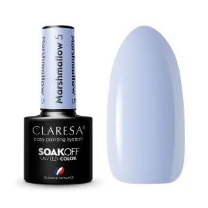 Claresa SoakOff UV/LED Color Marshmallow gélový lak na nechty odtieň 5 5 g