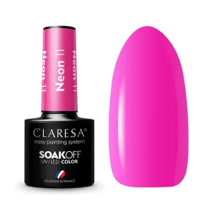 Gél lak CLARESA® Neon 11 5ml Ružová