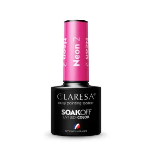 Gél lak CLARESA® Neon 2 5ml Ružová