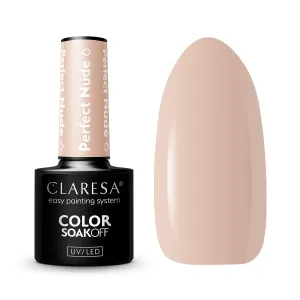 Claresa SoakOff UV/LED Color Perfect Nude gélový lak na nechty odtieň 6 5 g