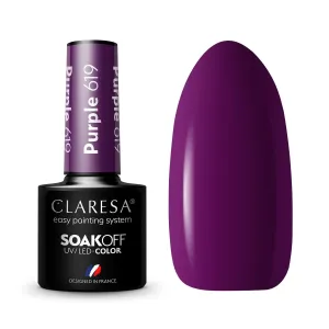 Gél lak CLARESA® Purple 619 5ml