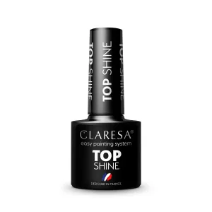 Claresa UV/LED Top Shine gélový vrchný lak na nechty lesklý 5 g
