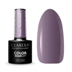 Claresa SoakOff UV/LED Color Winter Wonderland gélový lak na nechty odtieň 8 5 g