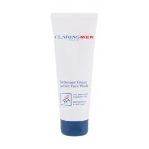 Clarins Men Active Face Wash 125 ml čistiaca pena pre mužov na veľmi suchú pleť