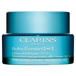 Clarins Hydra-Essentiel [HA²] Silky Cream SPF15 50 ml denný pleťový krém pre ženy na zmiešanú pleť; na normálnu pleť; na dehydratovanu pleť