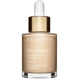Clarins Skin Illusion Natural Hydrating Foundation rozjasňujúci hydratačný make-up SPF 15 odtieň 103N Ivory 30 ml
