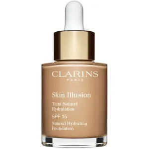 Clarins Skin Illusion Natural Hydrating Foundation rozjasňujúci hydratačný make-up SPF 15 odtieň 111N Auburn 30 ml