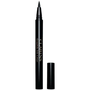 Clarins Graphik Ink Liner Liquid Eyeliner Pen dlhotrvajúci očné linky vo fixe odtieň 01 Intense Black 0.4 ml