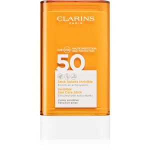 Clarins Opaľovacia tyčinka na citlivé oblasti tvár SPF 50+ (Invisible Sun Care Stick) 17 g