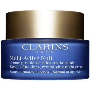 Clarins Revitalizačný nočný krém proti jemným vráskam pre normálnu a suchú pleť Multi- Active (Revitalizing Night Cream) 50 ml