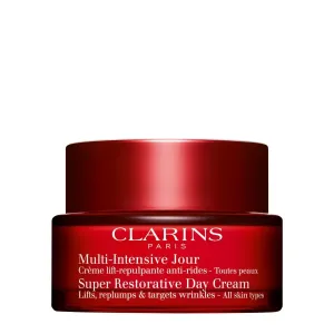 Clarins Super Restorative Day Cream 50 ml denný pleťový krém pre ženy proti vráskam; na rozjasnenie pleti; spevnenie a lifting pleti