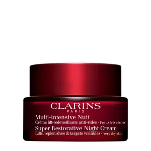 Clarins Super Restorative Night Cream Very Dry Skin 50 ml nočný pleťový krém na zmiešanú pleť; proti vráskam; spevnenie a lifting pleti